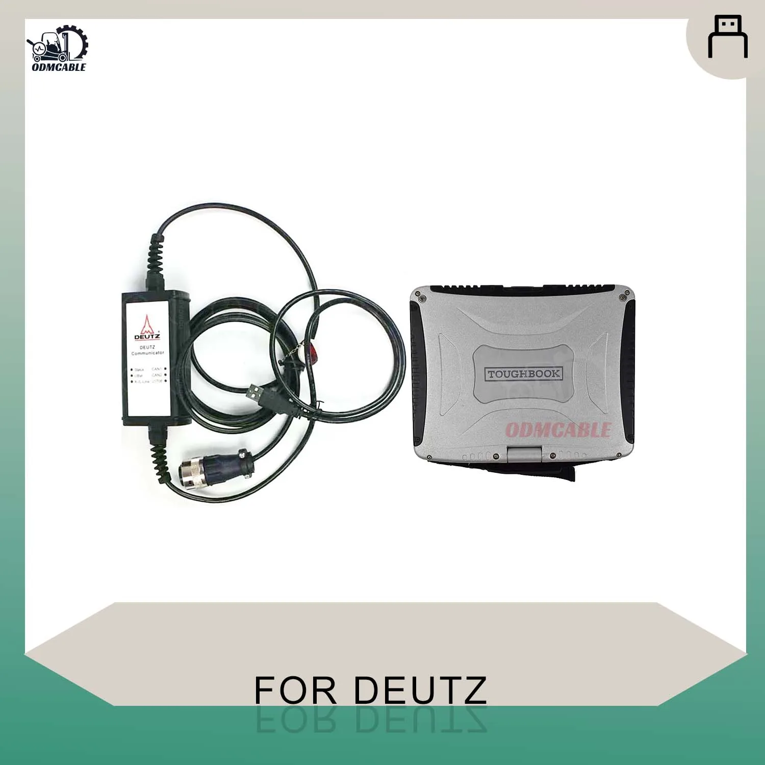 

cf19 laptop kit with serdia software for deutz engine communicator deutz decom diagnostic scanner