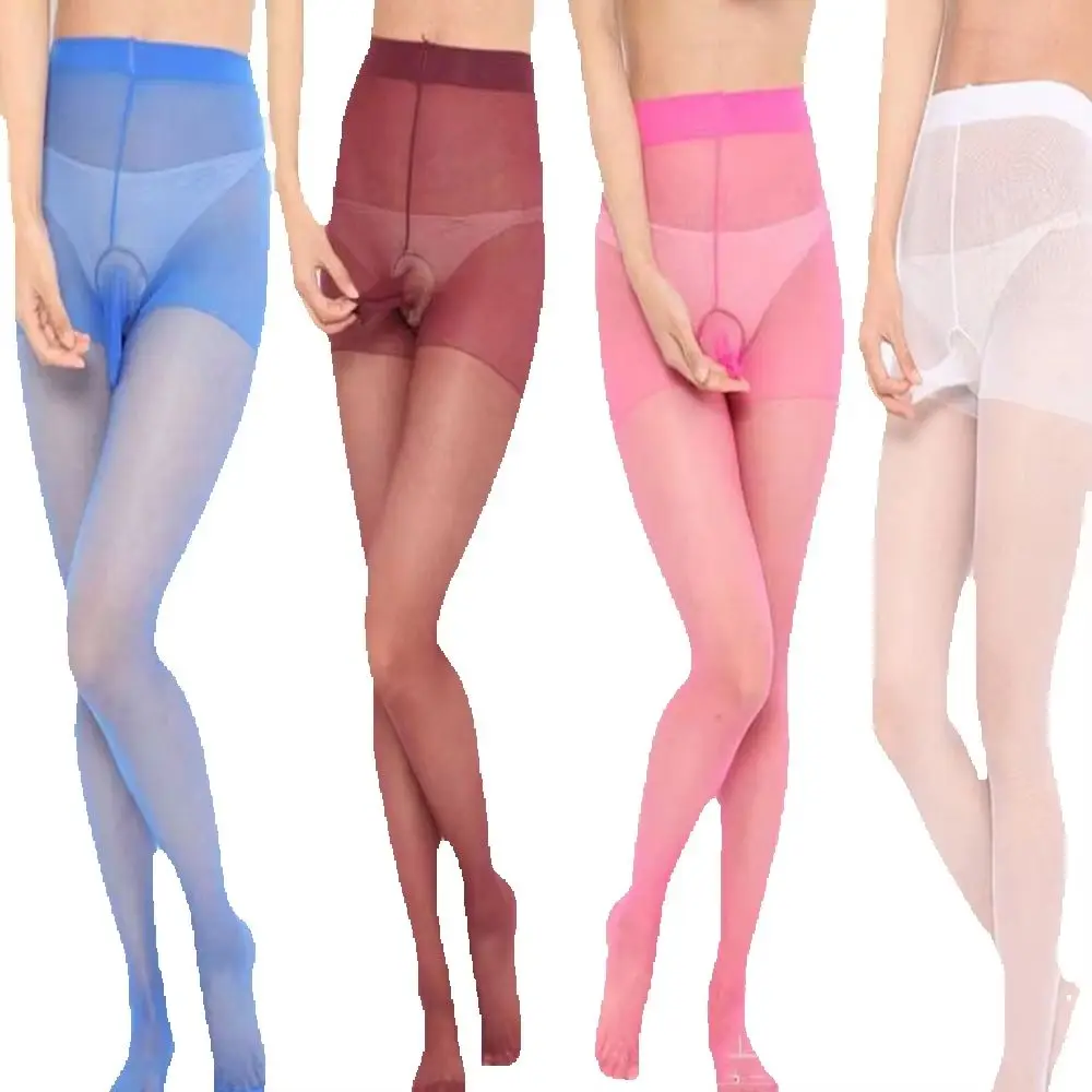 Fantasy Sexy Cock Sleeve Panthose Lingerie Erotic Penis Pouch Cock Case Underwear Stocking for Man Stretchy Tight Appeal toy