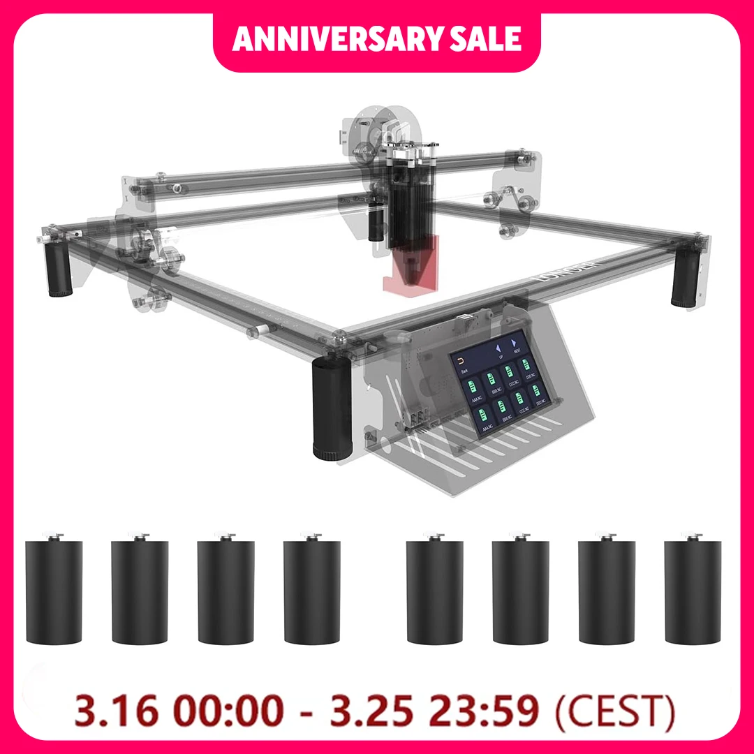 8 pz Incisore Laser Riser Gambe Supporto Piedi Innalzamento Colonna Kit Strumenti per LONGER RAY5 Incisore Incisione Macchina Da Taglio