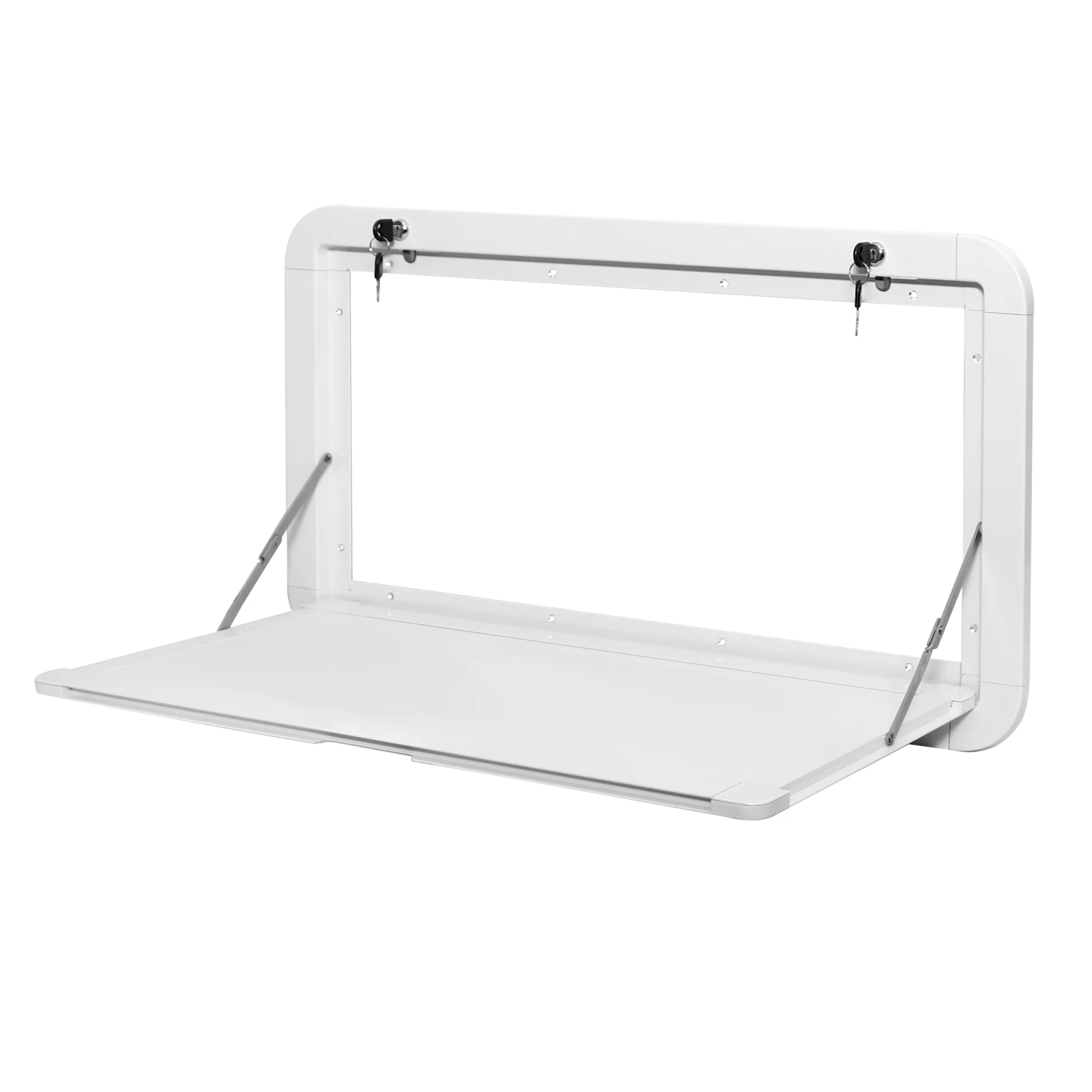 

Foldable Rv Table,80x45CM Campervan Outside Picnic Wall Mounted Table, Premium Aluminum Alloy Folding for Campervan Motorhome