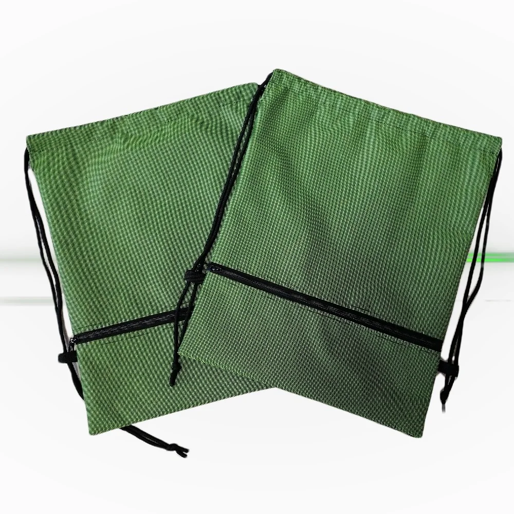 Eco-Friendly Green Drawstring Backpack Lightweight and Durable Perfect for Travel, Gym, and Daily Use