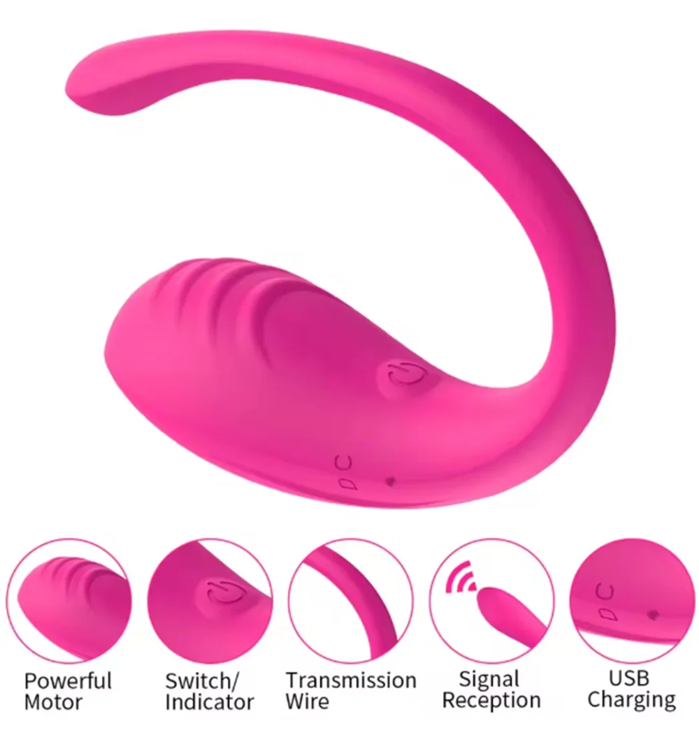 هزازات مهبلية يتم التحكم فيها بواسطة التطبيق للنساء والأزواج ، مدلك البيض المهتز للشرج ، محفز يمكن ارتداؤه ، ألعاب جنسية للبالغين ، 9 سرعات #2