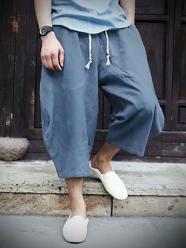 Thumbnail 4 - #47 Cotton Linen Summer Shorts Sale