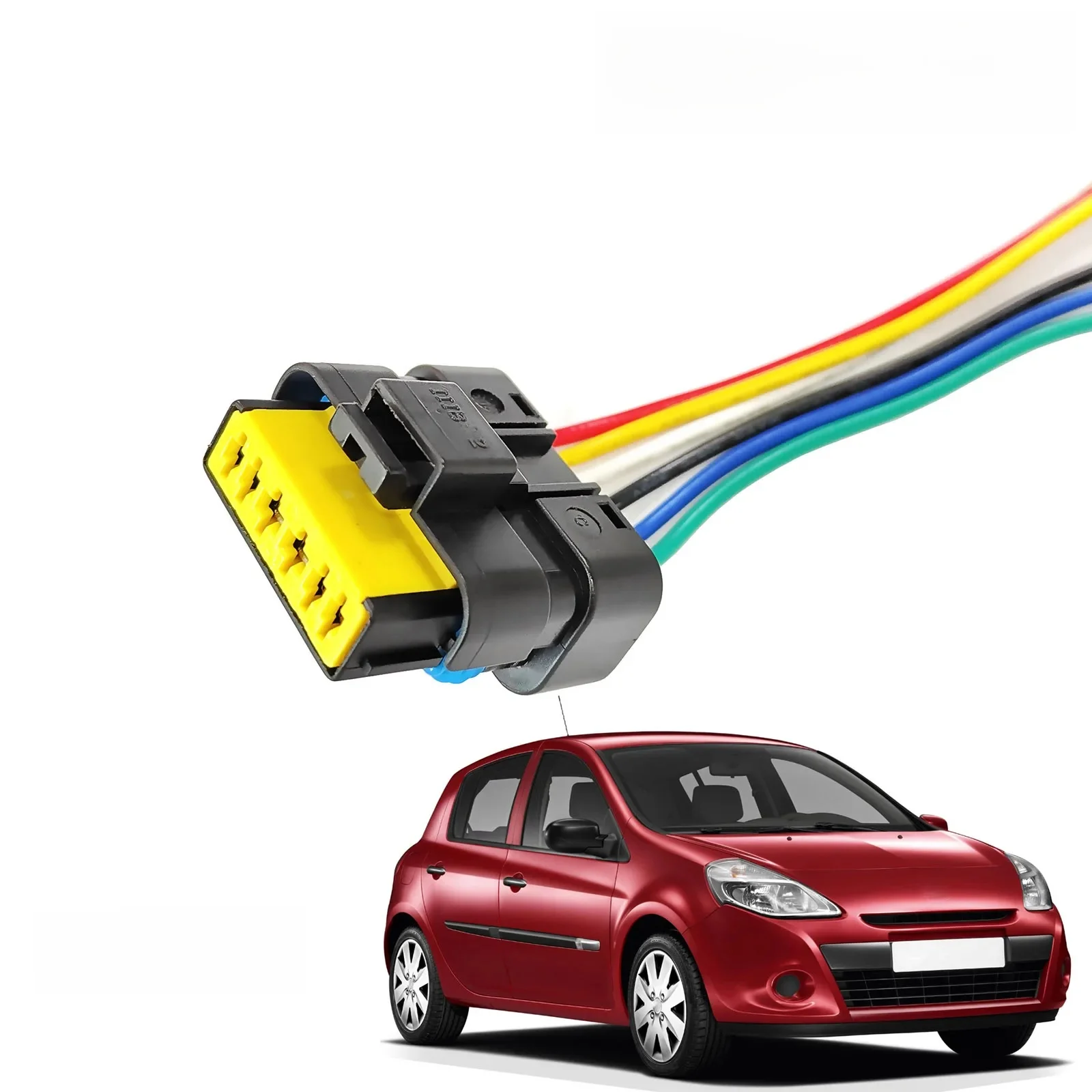 Feu arrière pour Renault Clio III MK3 3 Euro Lutecia 2005 – 2014, connecteur 6 broches, prise en queue de cochon, câblage précâblé