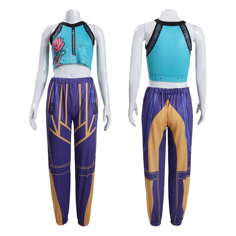 K-pop Demon Hunters คอสเพลย์เครื่องแต่งกายสำหรับสาวเคป๊อปรูมิ มิรา โซอี้ชุดเด็กภาพยนตร์ฮาโลวีนปาร์ตี้เสื้อผ้า