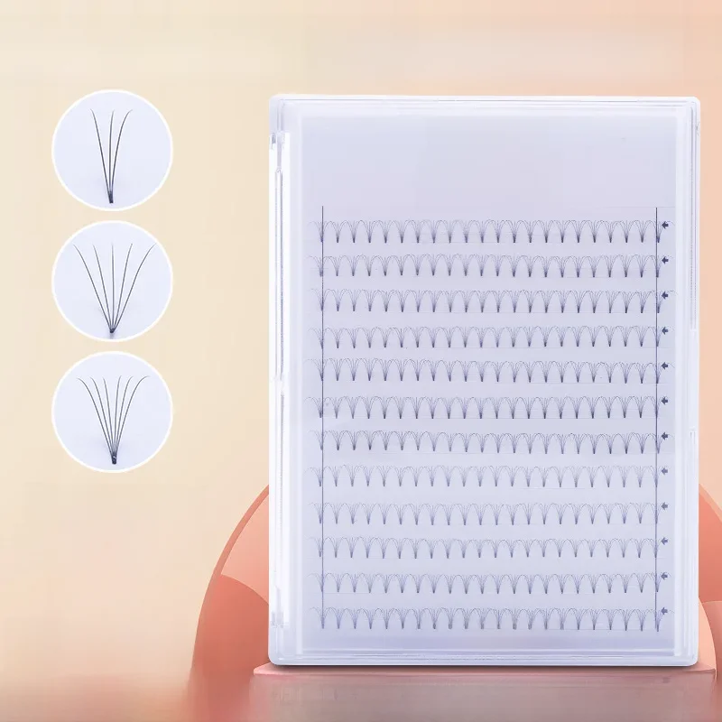 MDNG-Extensions de Cils Individuelles en Vison, Volume Russe, Tige Courte, Pré-Faites, GérC/D Curl, 3D/4D/5D/6D