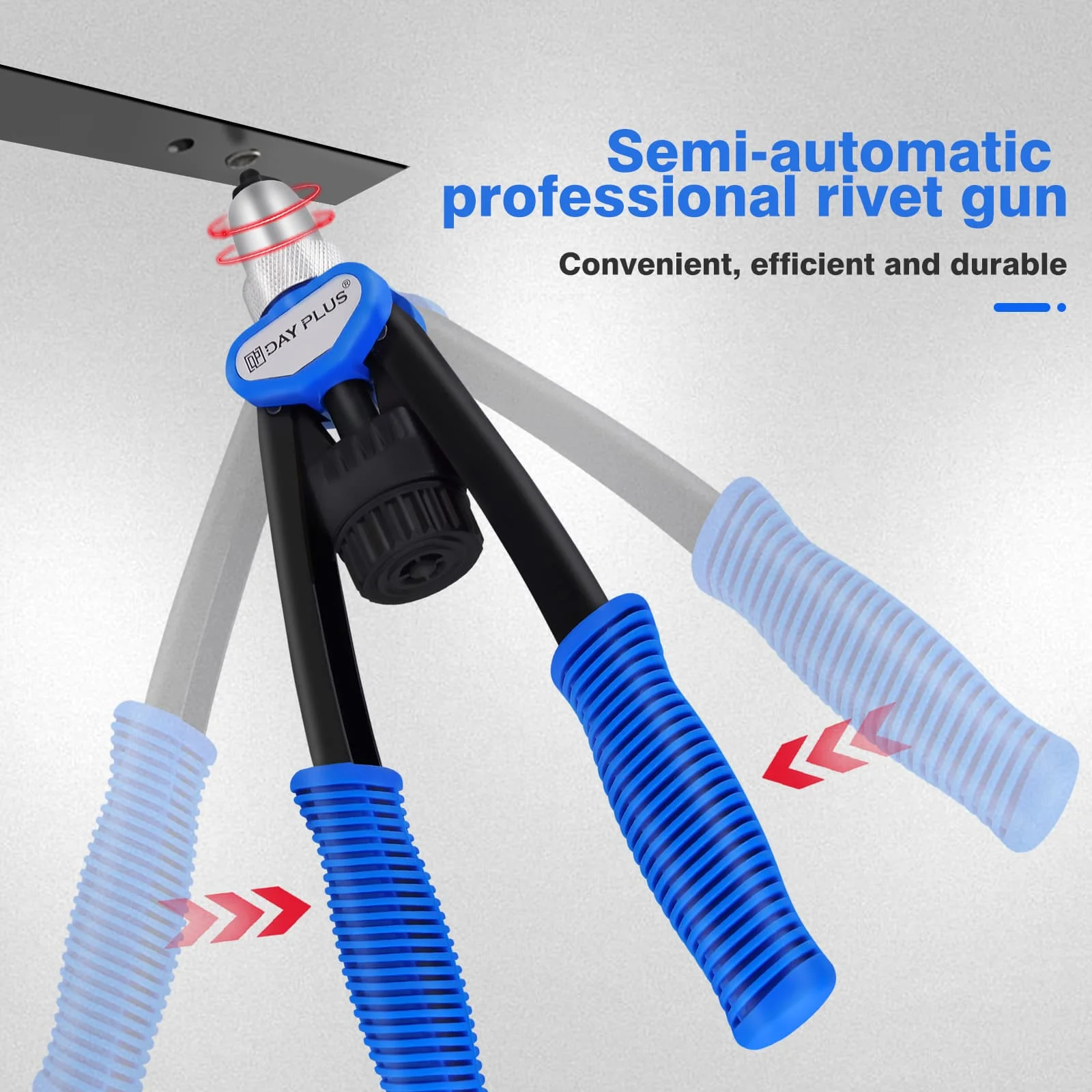 Heavy Duty Rivet Nut Pliers Kit, Hand Riveter with 150pcs Thread Rivet Nuts M5 to M12– Portable Rivet Nut Gun for Metal,Plastic