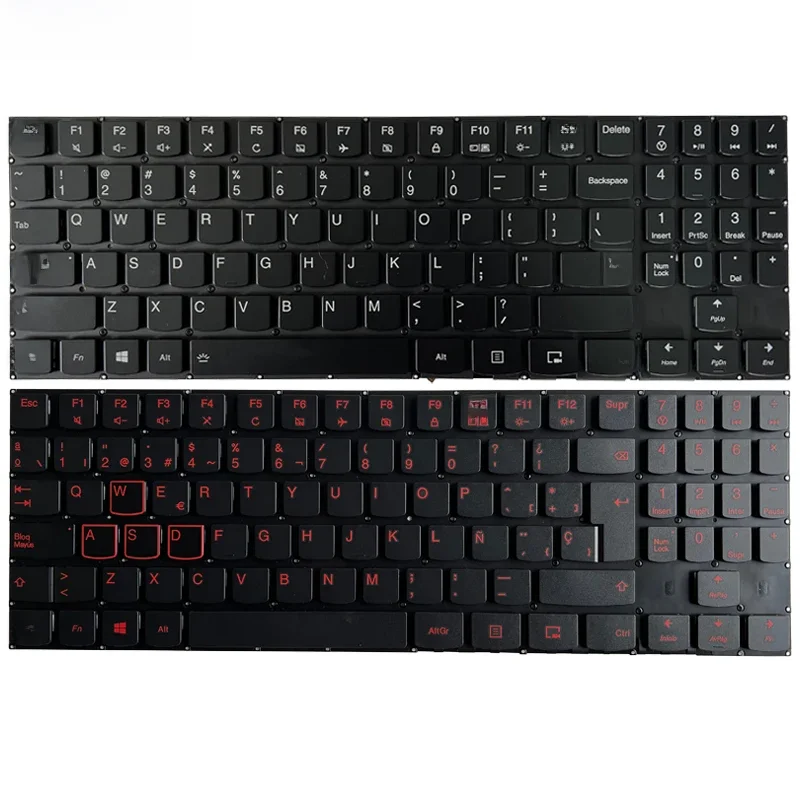 NEW Russian/US/UK/Spanish/Latin/niemiecki klawiatura laptopa dla Lenovo Legion Y540-15IRH Y540-17IRH Y545-PG0 Y530-15ICH Y7000P-1060 — zdjęcie 2
