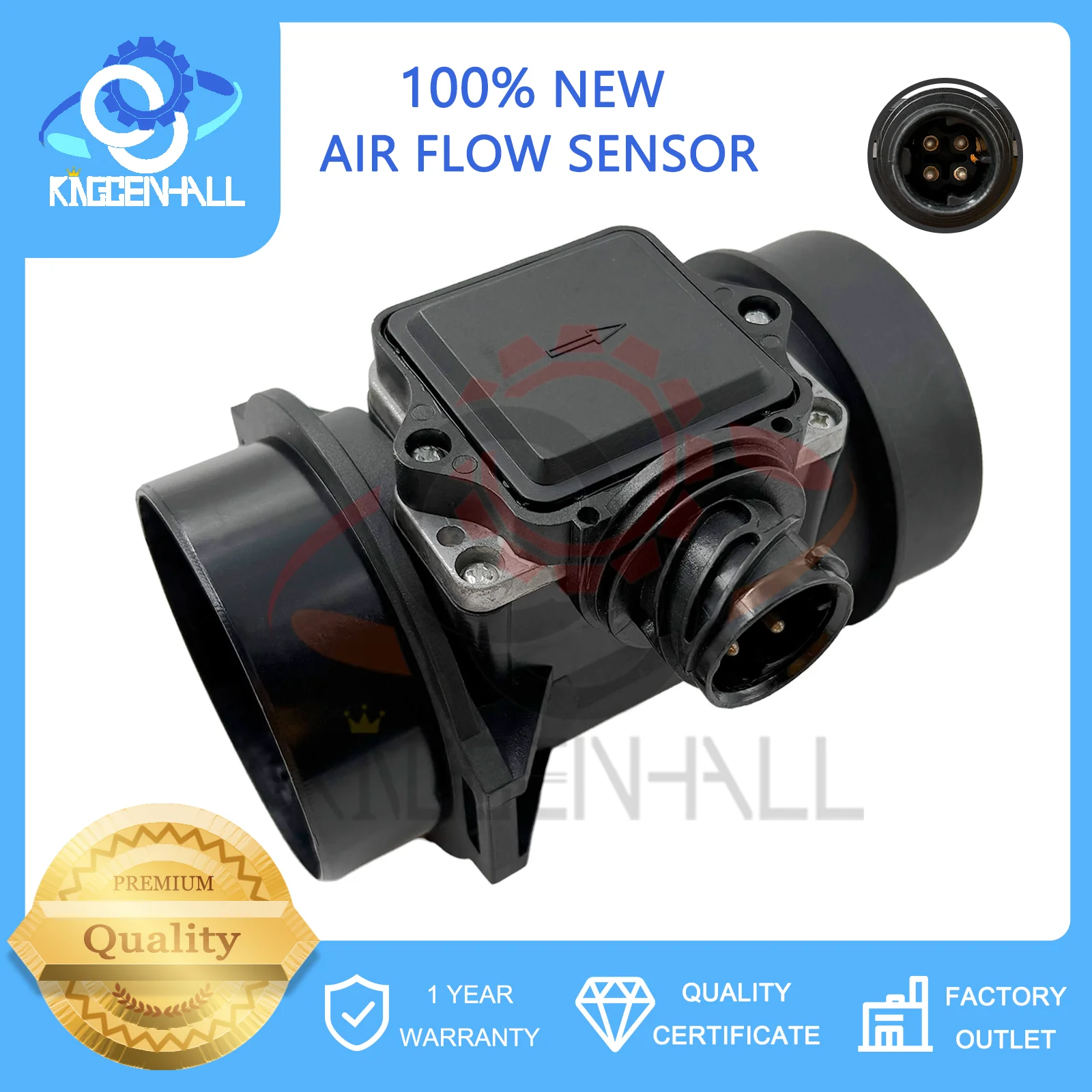 

NEW 5WK9007Z 5WK9007 Mass Air Flow Maf Sensor For BMW 3 E36 320i 520i Touring BMW 5 E34 E39 Touring 8ET009142-091 13621730033