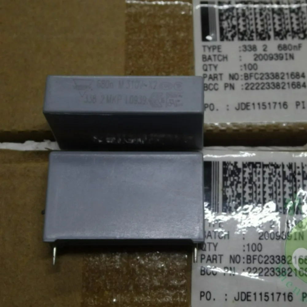 5pcs/lot MKP338 0.68uf 310vAC 680nf u68 684 M Brand New 27.5mm Film Capacitor BFC233821684