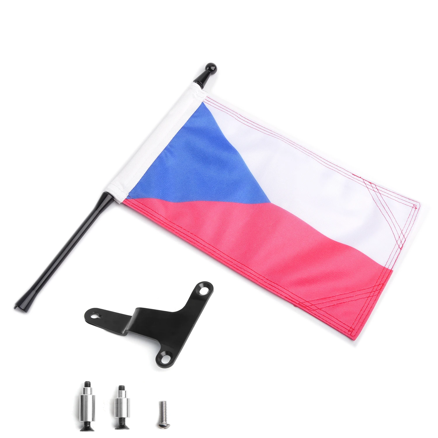 Panical - For Honda Gold Wing GL1800 Motorcycle Flagpole Czech 2018-2024 Flagpole Kit Trunk tools Bracket  Flagpole Moto Tour