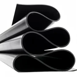 Custom EPDM Rubber Sheet Plate Mat 5mm Thick Anti Oil, Acids and Alkalis, Aging, Corrosion Abrasion Resistance Black