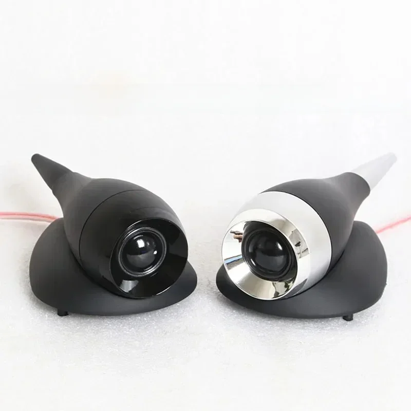 2 szt. Głośnik zewnętrzny górny głośnik wysokotonowy HIFI zewnętrzny niezależny głośnik wysokotonowy rdzeń 25 mm czarna jasna jedwabna folia wysokie — zdjęcie 2