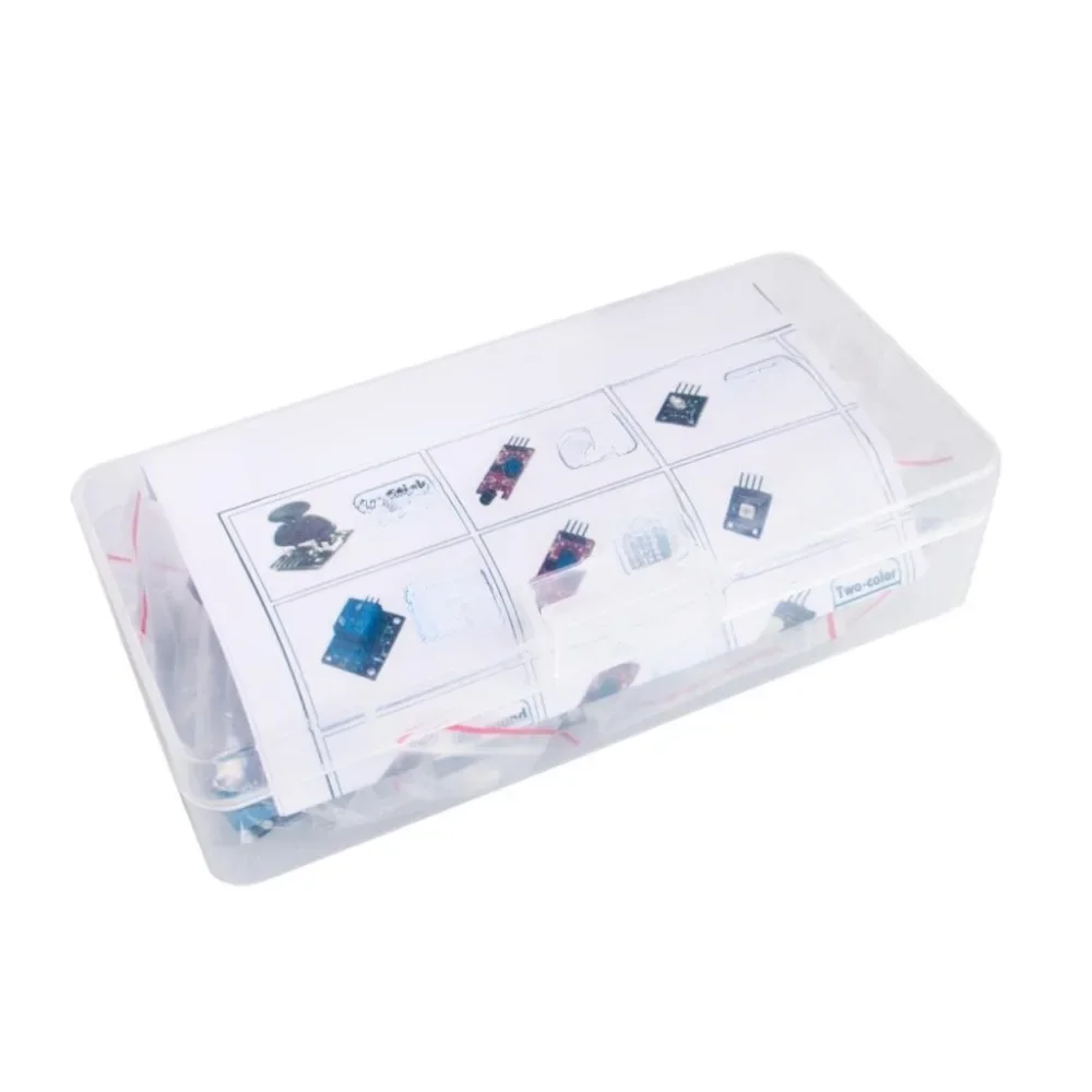 37 w 1 box czujnik zestaw do Arduino początkujących marki w magazynie dobra jakość niska cena — zdjęcie 2