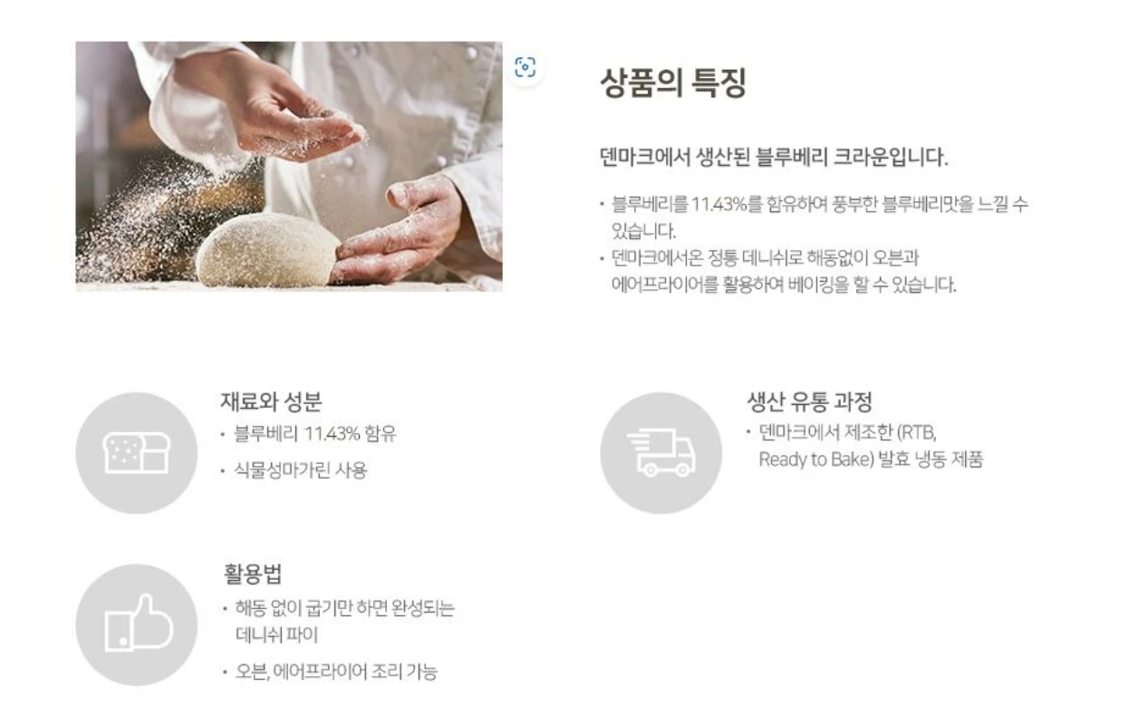 삼양 화이트 청크 딜라이트 쿠키 도우 50g x 40개