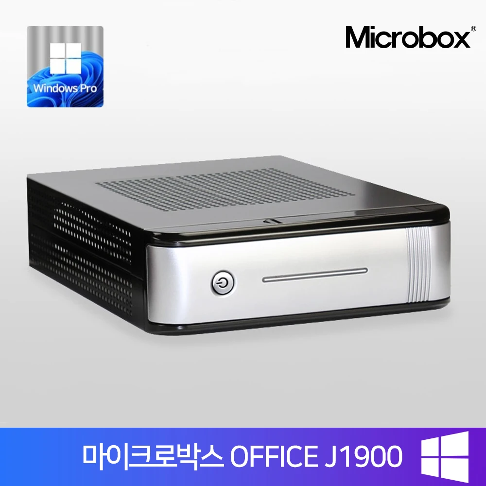 Intel Mini PC Office J1900 Fanless Windows 11 / RAM 8GB / SSD 250GB