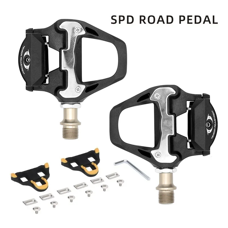 

ZOYOSPORTS Bike Lock Pedal Bicycle Self-Locking Pedal With Sealed Bearings Lock Piece For SPD System Road Bike Ultra-Light Pedal