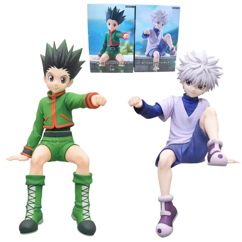Bouchon de nouilles FuRyu 13cm, figurine de dessin animé Hunter x Hunter Killua Zoldyck, Figurine Gon Freecss, modèle poupée, jouets cadeaux