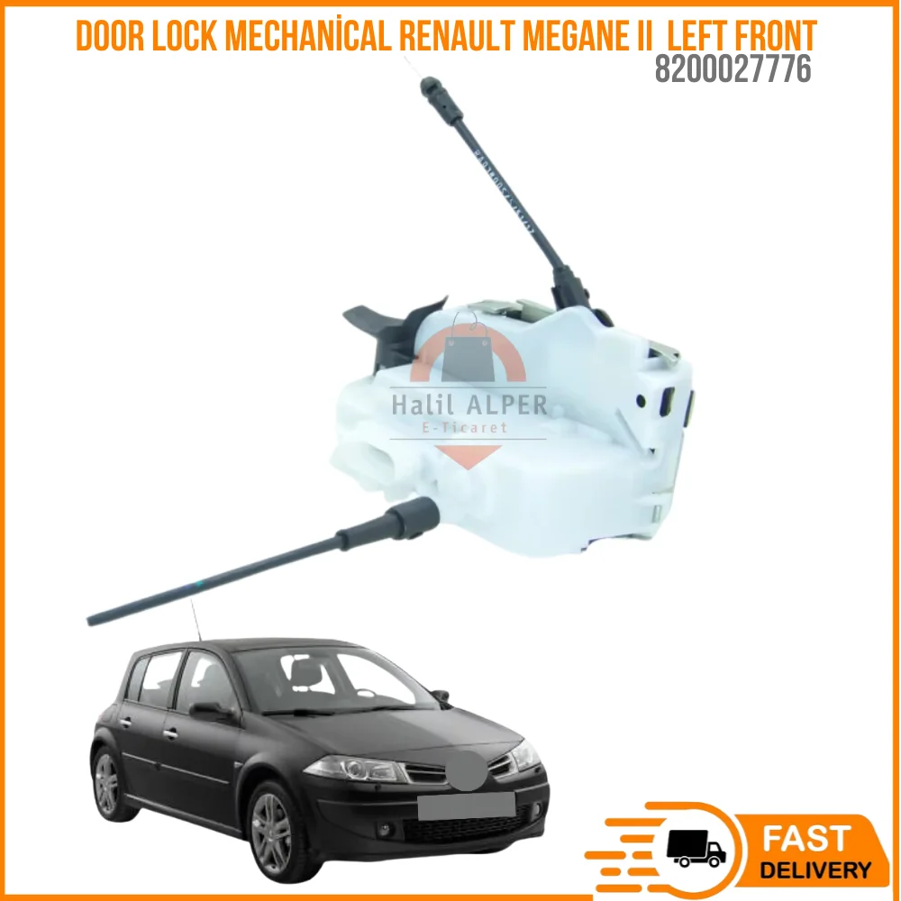 

For Door lock mechanical Renault Megane II left front 8200027776 fast shipping high quality spares parts from warehouse