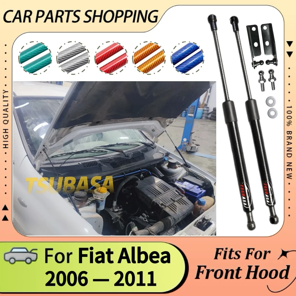 

Hood Strut Dampers For Fiat Albea 2006-2011 Modify Front Bonnet Lift Support Shocks Piston Rod Hydraulic Cylinders Gas Spring