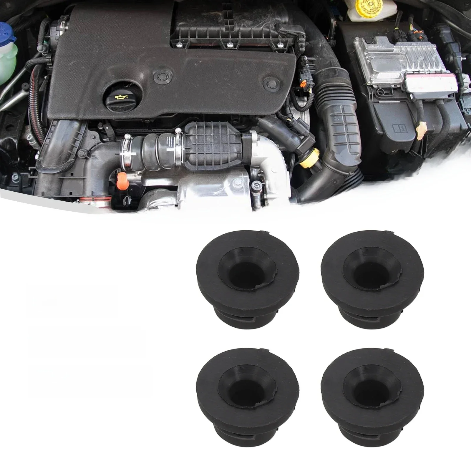 Joint de montage à œillet en caoutchouc pour filtre à Air de voiture, 4/3/1 pièces, pour citroën Peugeot 1.6 HDI Diesel 1422A3 1422.A3, pièces automobiles