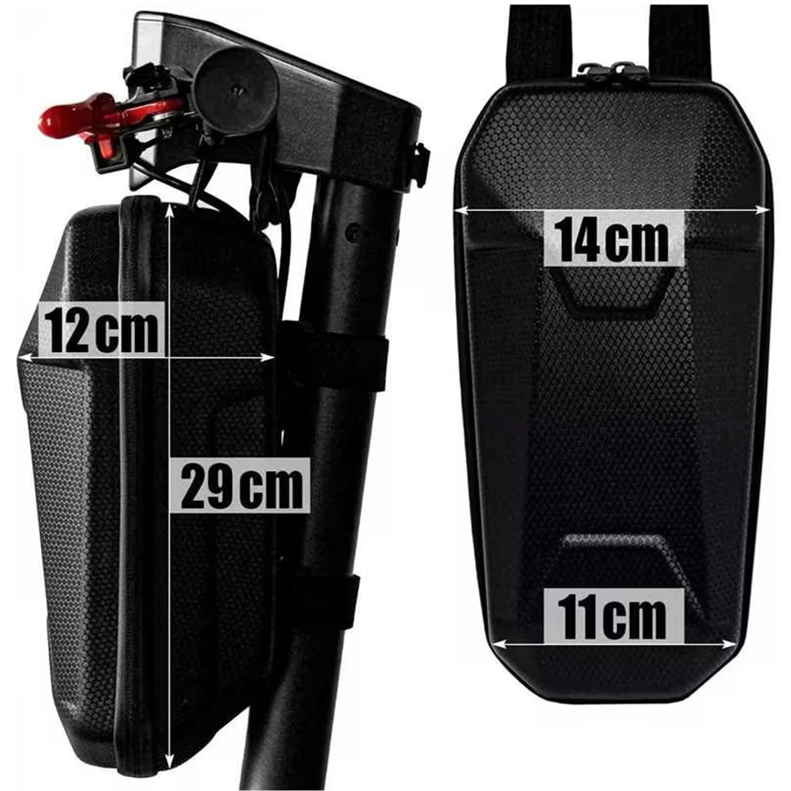 Sac universel pour scooter électrique 3L, accessoire pour scooter, sac avant pour vélo, sac de rangement étanche à montage frontal