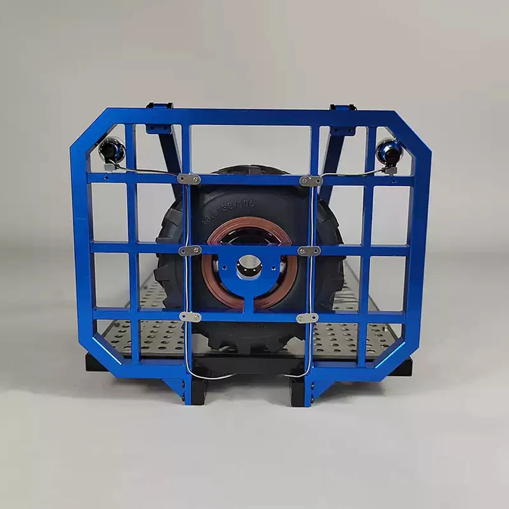 MD 1/14 8X8 Metal Stainless Steel Climbing Chassis for 1/14 RC Truck Model Parts or DIY Accessories