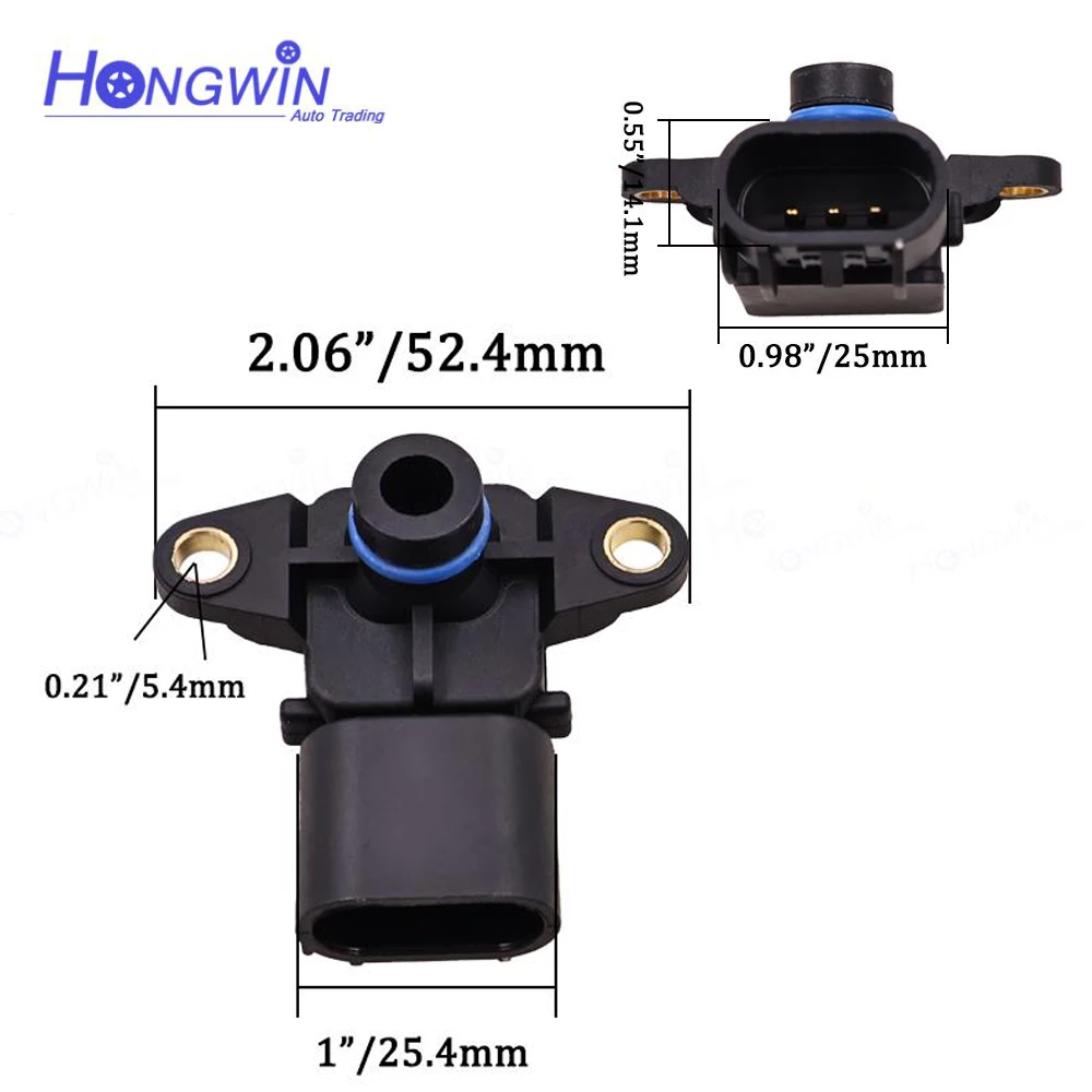 Manifold Pressure MAP Sensor 56041018AC For Chrysler 300 Dodge Charger RAM Jeep Liberty 3.7 V6 68002763AA ECM-CH-000 56041018AD