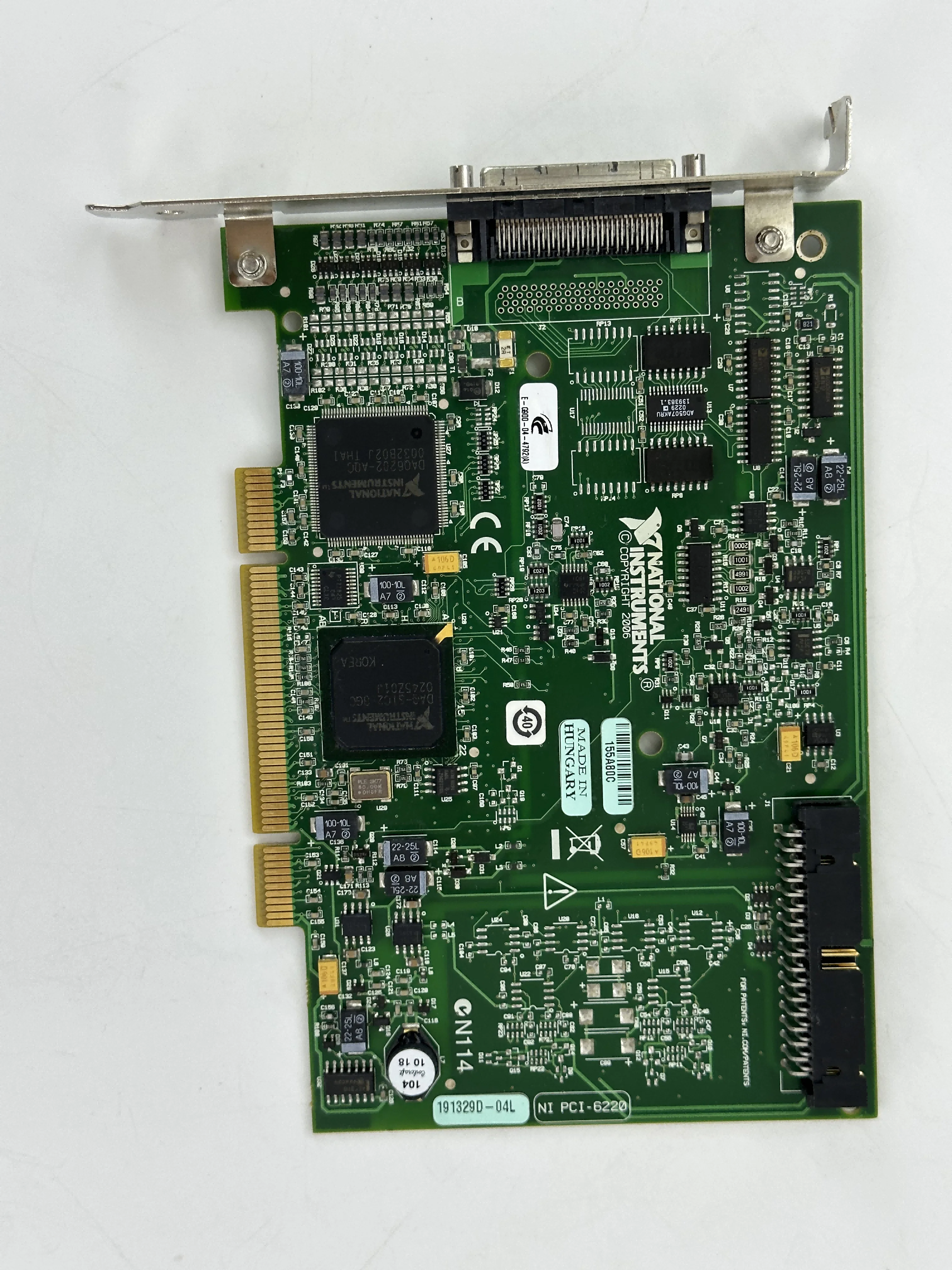 National Instruments NI PCI-6220 779065-01 Analog Input PCI Card