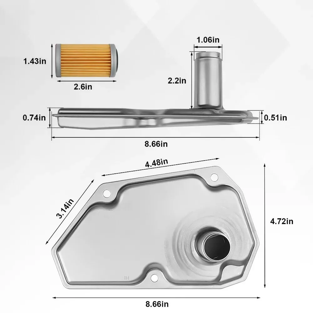 33010-JF015 3172628X0A Transmission Oil Filters Pan Gasket For Nissan Sentra Versa Note 2012 2013 2014 2015 2016 2017 2018 2019