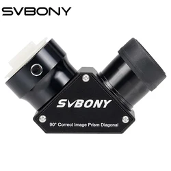 SVBONY SV222 90 Degree 1.25-inch Erect Prism Diagonal Anti Reflection Coating Metal for Refractor Telescope