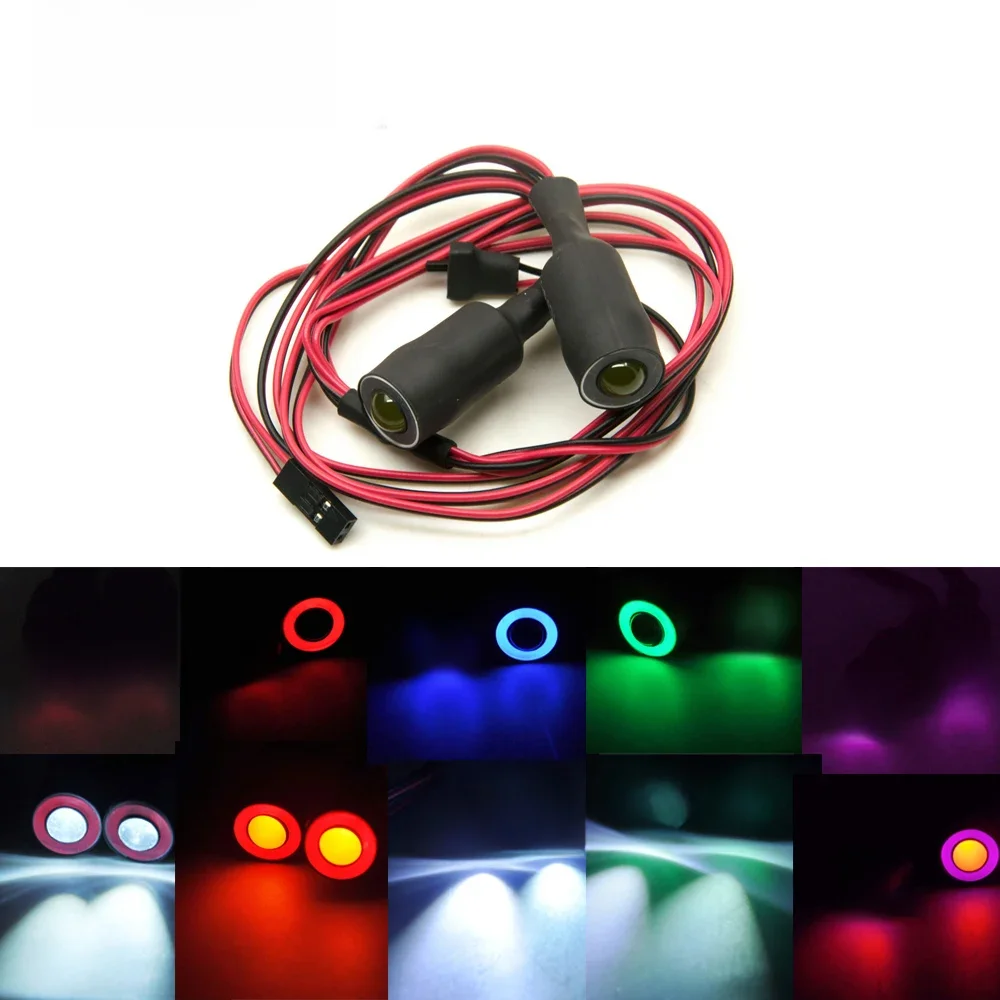 AXSPEED 10/13mm OD lumière LED ange et yeux de démon LED 2 LED phares ampoule pour 1/10 RC modèle voiture camion pièces