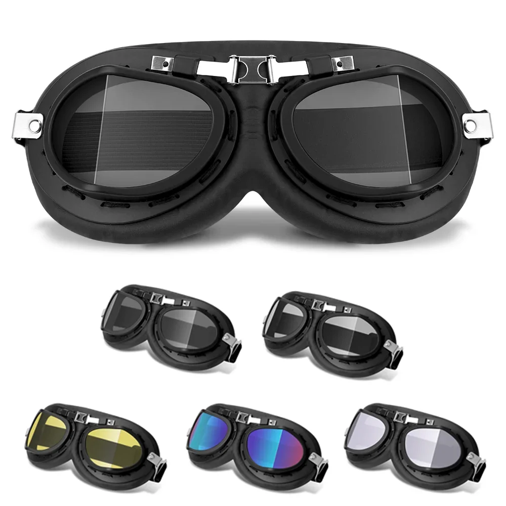 AliExpress HEROBIKER Motorcycle Glasses Motocross Helmet Lens Goggles Off-road ATV MTB Anti-slip Windproof Outdoor Cycling Racing Retro Goggles