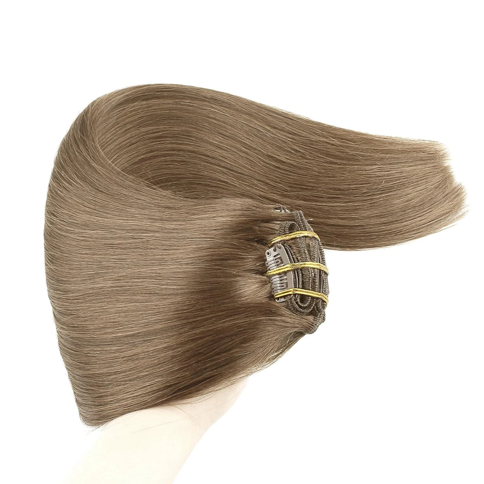 Заколки для наращивания волос Sixstarhair, 10 шт., 160 г и 220 г/упак., 20 футов, 22 дюйма, натуральные, 100 зажимов для наращивания человеческих волос для женщин