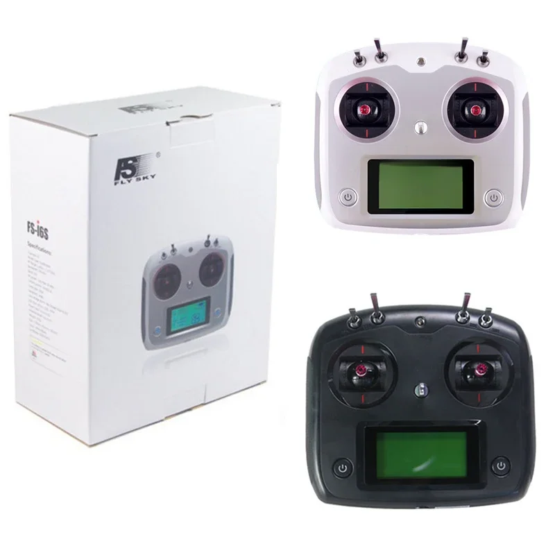 FLYSKY FS-i6S i6S 2.4G 10CH AFHDS 2A Centreren Gasklepzender iA6B iA10B Ontvanger RetailBox voor RC Auto's boten Drone Speelgoed - afbeelding 2