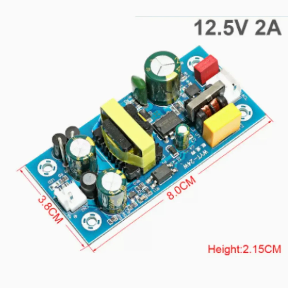 AC 220V To DC 5V 9V 12V 24V 36V 48V 60V 1 2 4 7 8 9 10 A Power Supply Module Board Switch AC-DC Build-in Switching Supply Board