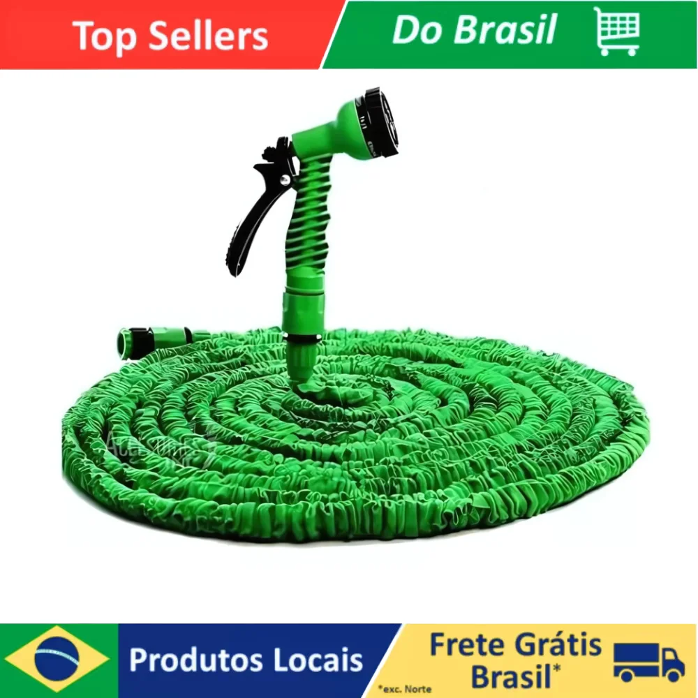 خرطوم حديقة مرن وقابل للسح ، خرطوم سحري مرن قابل للتوسيع ، 30 مترًا