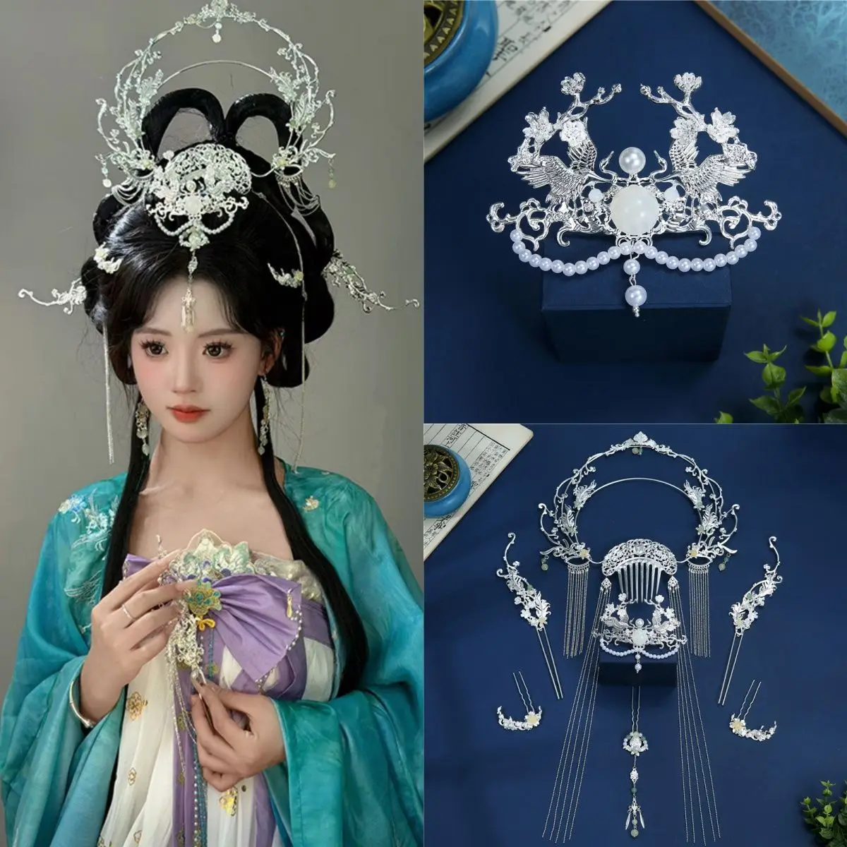 accessoires-de-cheveux-hanfu-blancs-originaux-ensemble-d'epingles-a-cheveux-de-style-chinois-ancien-pour-costume-xiuhe-accessoires-de-vetements-traditionnels-chinois