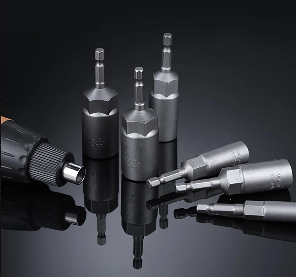 1Pcs 3Mm-24Mm Allen Socket Wind Bit Non Magnetische Moer Driver Set Boor Adapter Hex power Tools