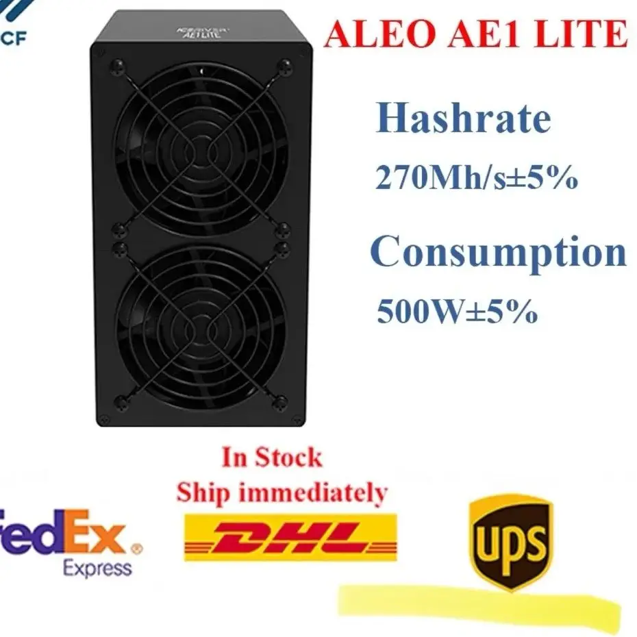 

TT BUY NOW Brand NewIceRiver ALEO AE1 LITE Asic Miner 270MH/s - NO Tariffs
