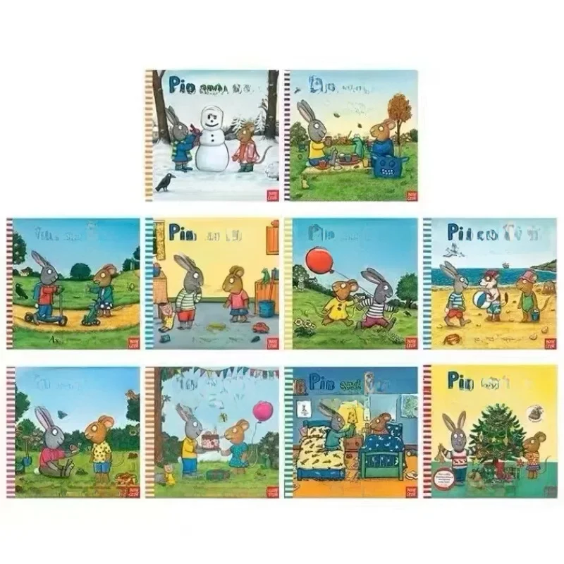 10 książek Pip and Posy Click na angielską wersję zapewniają bezpłatną obsługę audio dla książki „Little Da Ren Little Tadpole”. — Zdjęcie 2 z 2