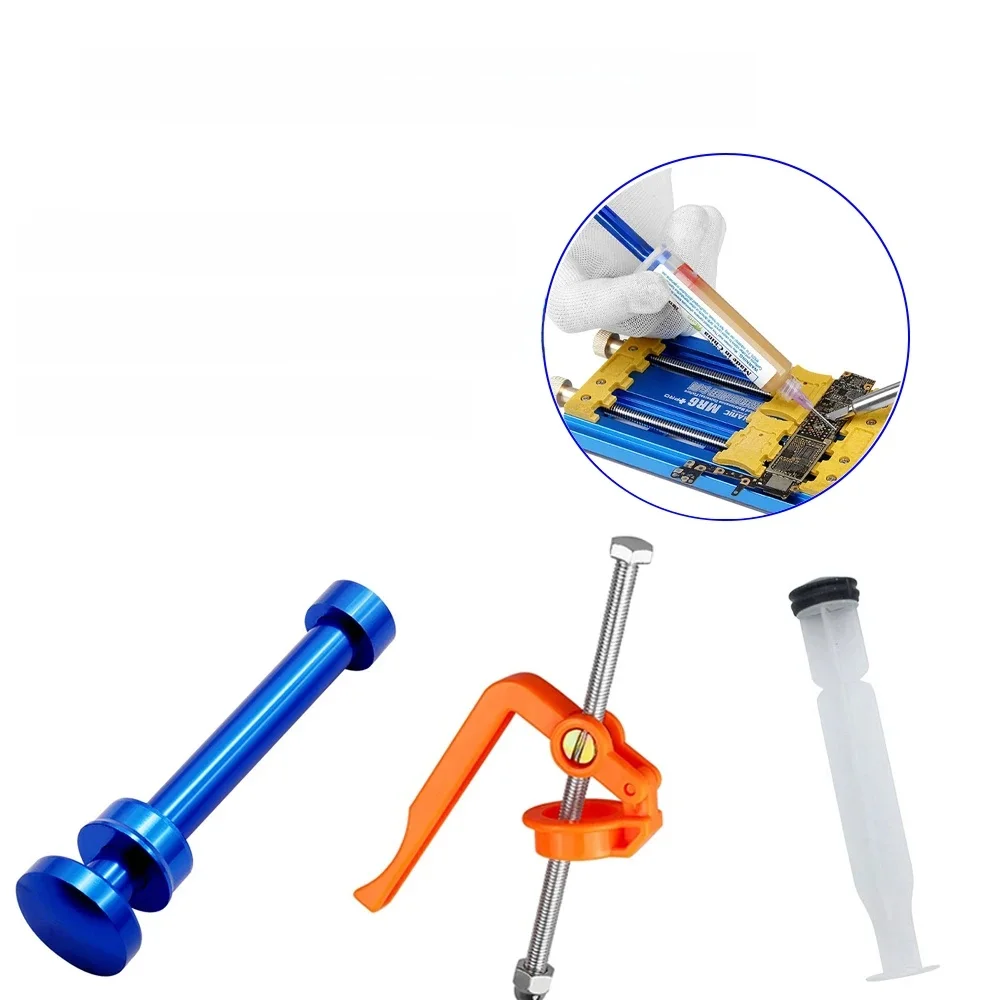 Pistolet à colle manuel pâte à souder Booster huile de soudage extrudeuse pistolet à colle Propulsion tige de poussée pour pâte à souder au Flux 10cc tige de poussée manuelle