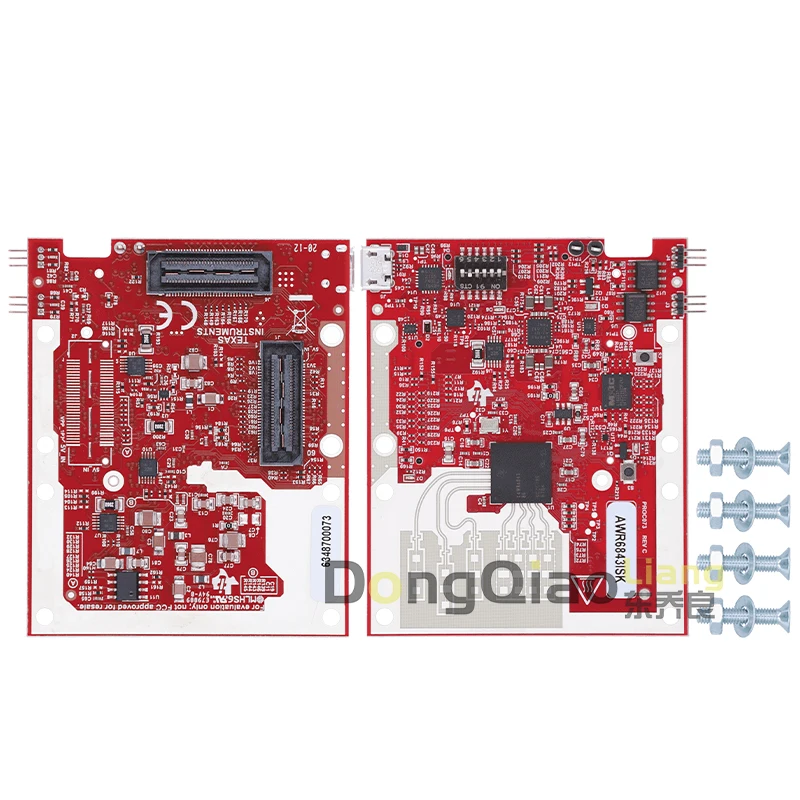 For the AWR6843ISK TI development board: EVAL BOARD FOR transceiver, 60 GHz to 64 GHz evaluation board