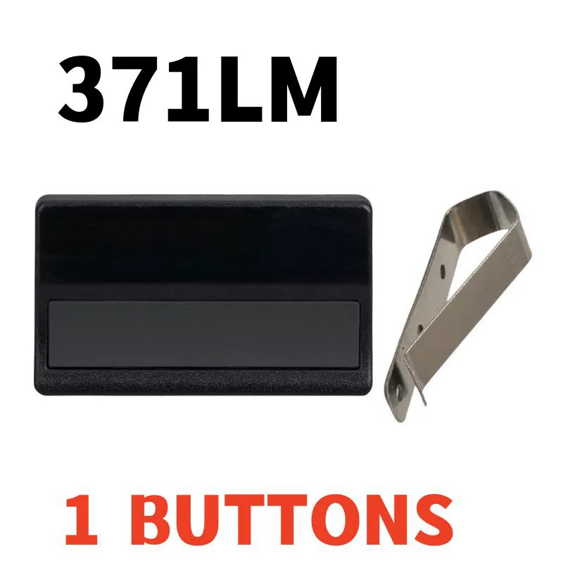 Universal All Elevators 371LM 373LM Garage Door Remote Control Transmitter 315MHz 5-Color 1-Button Kit