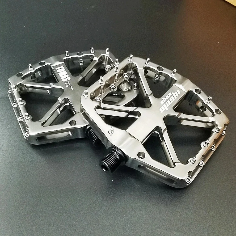 AliExpress NONE SHANMASHI Bike Pedals TOMAS MTB Mountain Road Flat Non-slip CNC 3 Sealed Bearings Green Bicycle Pedals Route Cycling Accessories