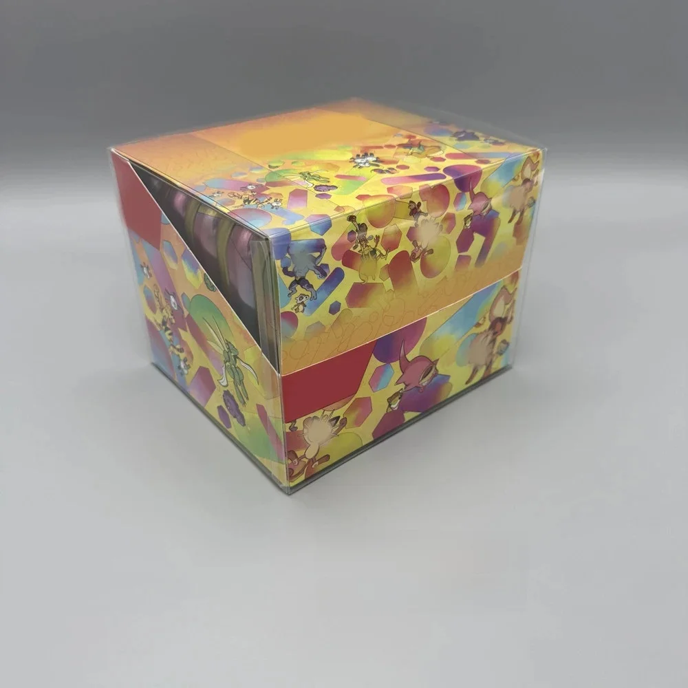 Boîte d'affichage PET transparente de haute qualité pour Pokemon PTCG version américaine Mini affichage en étain avec 10 Mini boîtes de protection