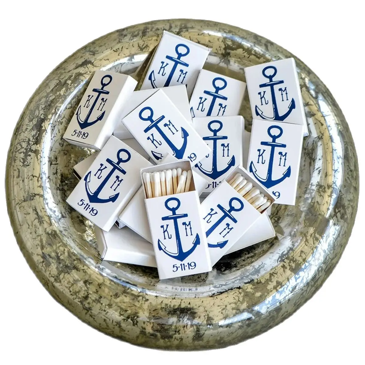 

Матчи с монограммой якоря на заказ, матчи с монограммой якоря, свадебные матчи с морским орнаментом на заказ, матчи с якорем с принтом