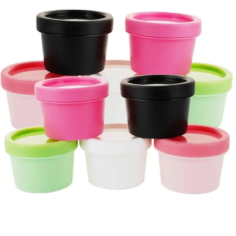 20/30/50 Stuks 50Ml Lege Crème Cosmetische Flessen Cilinder Gezichtscrème Plastic Potten Containers Hervulbare Make-Up Pot Voor Bodycrème - afbeelding 2