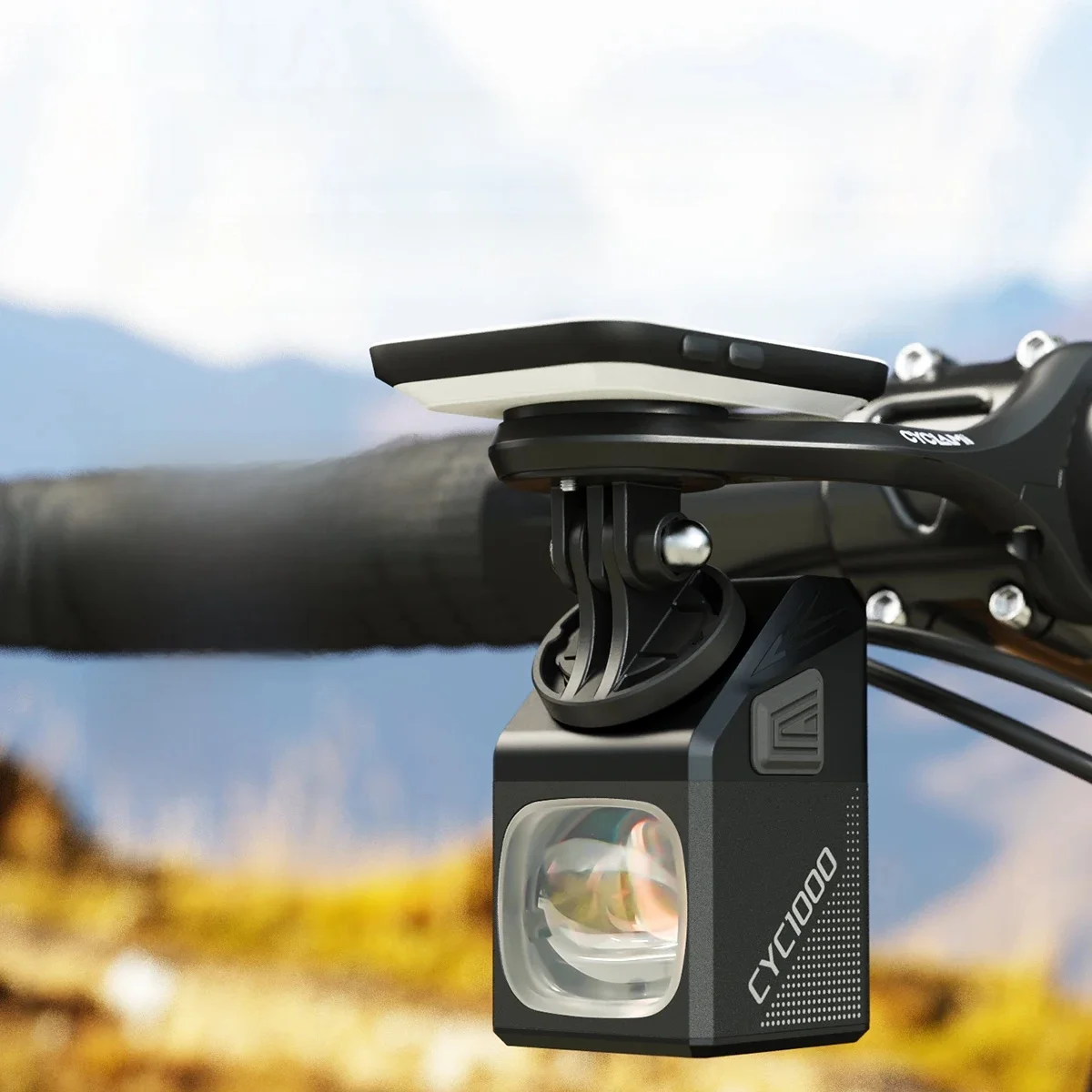 AliExpress CYCLAMI Bike Light Wireless Remote Cycling Light 1000 Lumen Waterproof Hanging Bicycle Headlight High Bright Flashlight