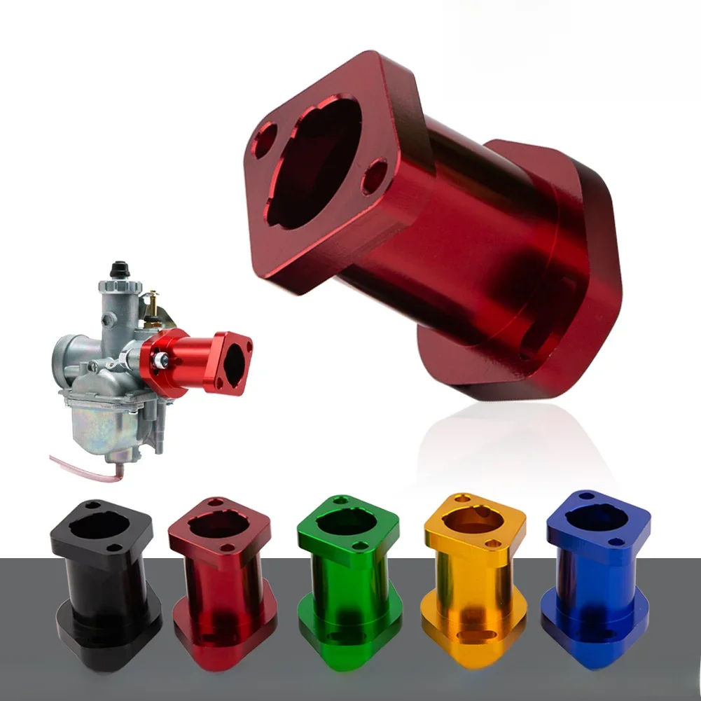 AliExpress Motorcycle Carburetor Interface for Mikuni VM22 PZ19 PZ26 Carb Accessories CNC Intake Pipe Manifold Dirt Pit Bike Adapter